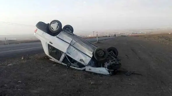یک کشته و سه مصدوم بر اثر واژگونی خودرو در محور ازنا -الیگودرز
