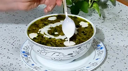 افطار چی بپزم؟ آش گشنیز + فیلم