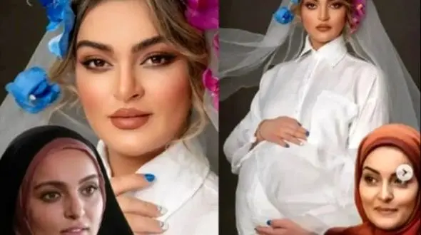 عکس/ نگاهی به استایل‌های منحصربفرد و اروپایی نیلوفر پارسا در زمان بارداری؛ از شومیز سبز گشاد تا استایل مونوکروم مشکی که محشره!