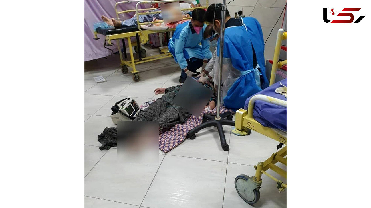تخت ، ونتیلاتور و سرم نیست ، درمان روی تشک انجام می شود / وضعیت کرونا در ایران بحرانی است + عکس