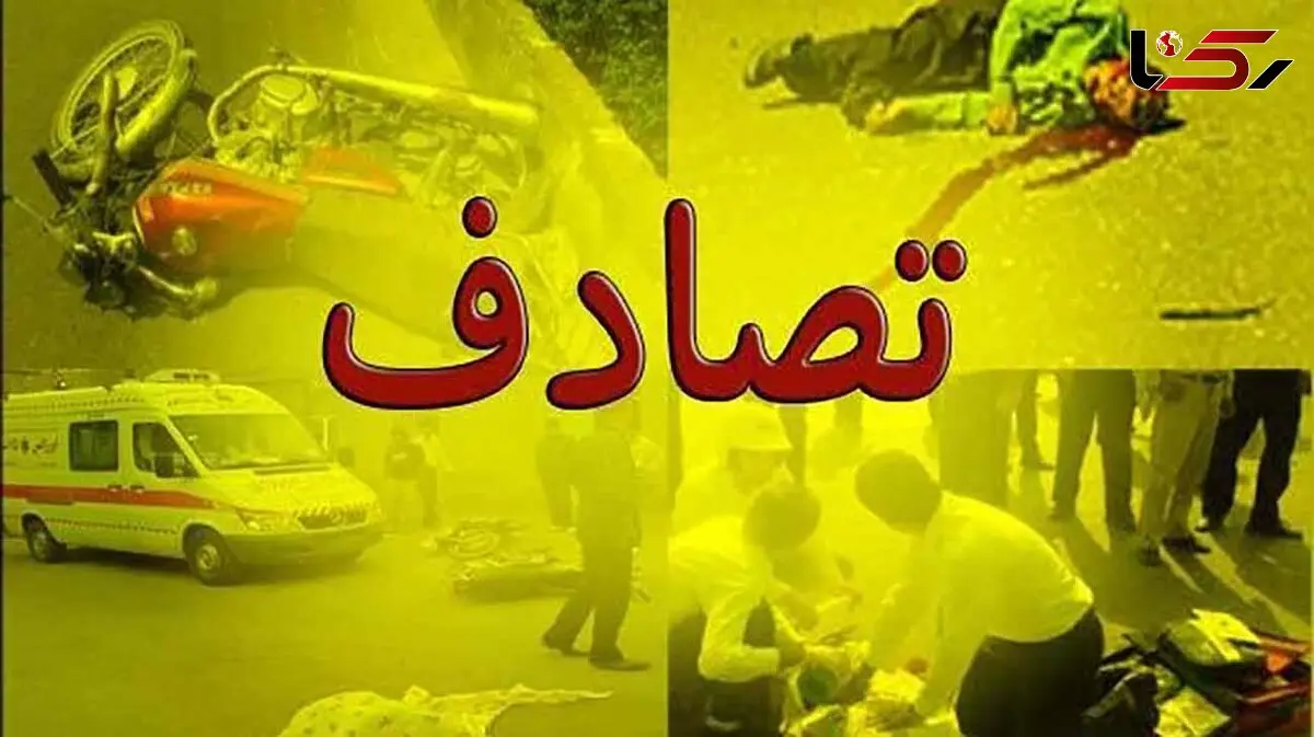 تصادف شدید با سکته راننده تاکسی در شرق تهران