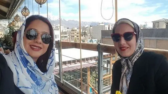 خانم مجری ایرانی در کنار یار تمام فصولش