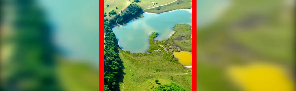 فیلم دریاچه بکر بهشهر با طبیعت شگفت انگیز 