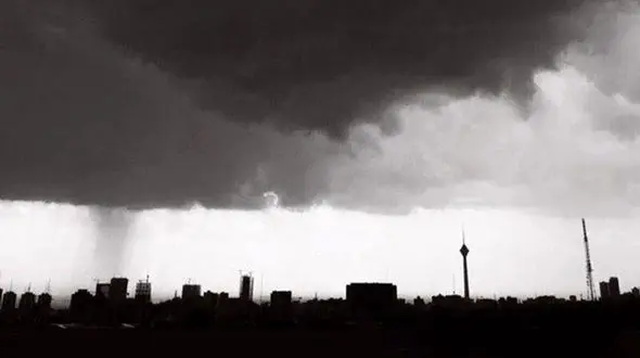  خطر سیل در تهران / ابرهای سیاه در آسمان پایتخت!