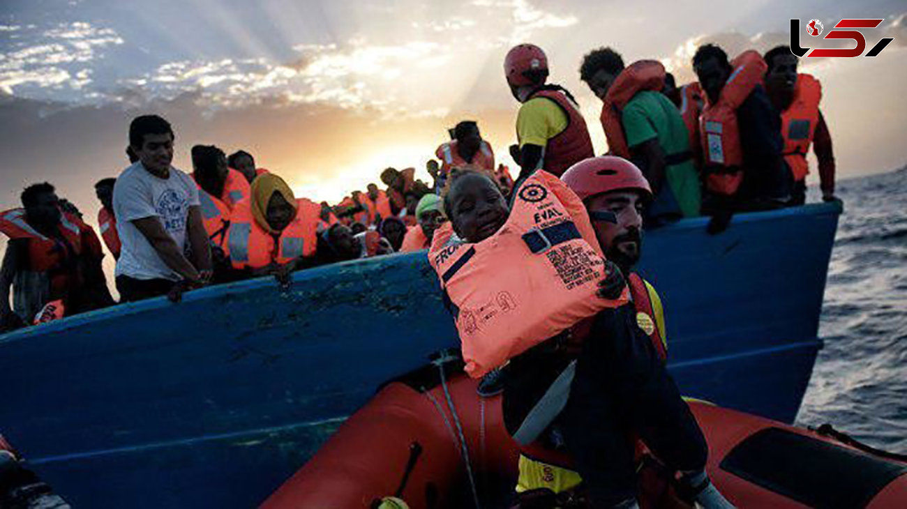 نجات ۲۵۵ مهاجر از آب‌های مدیترانه