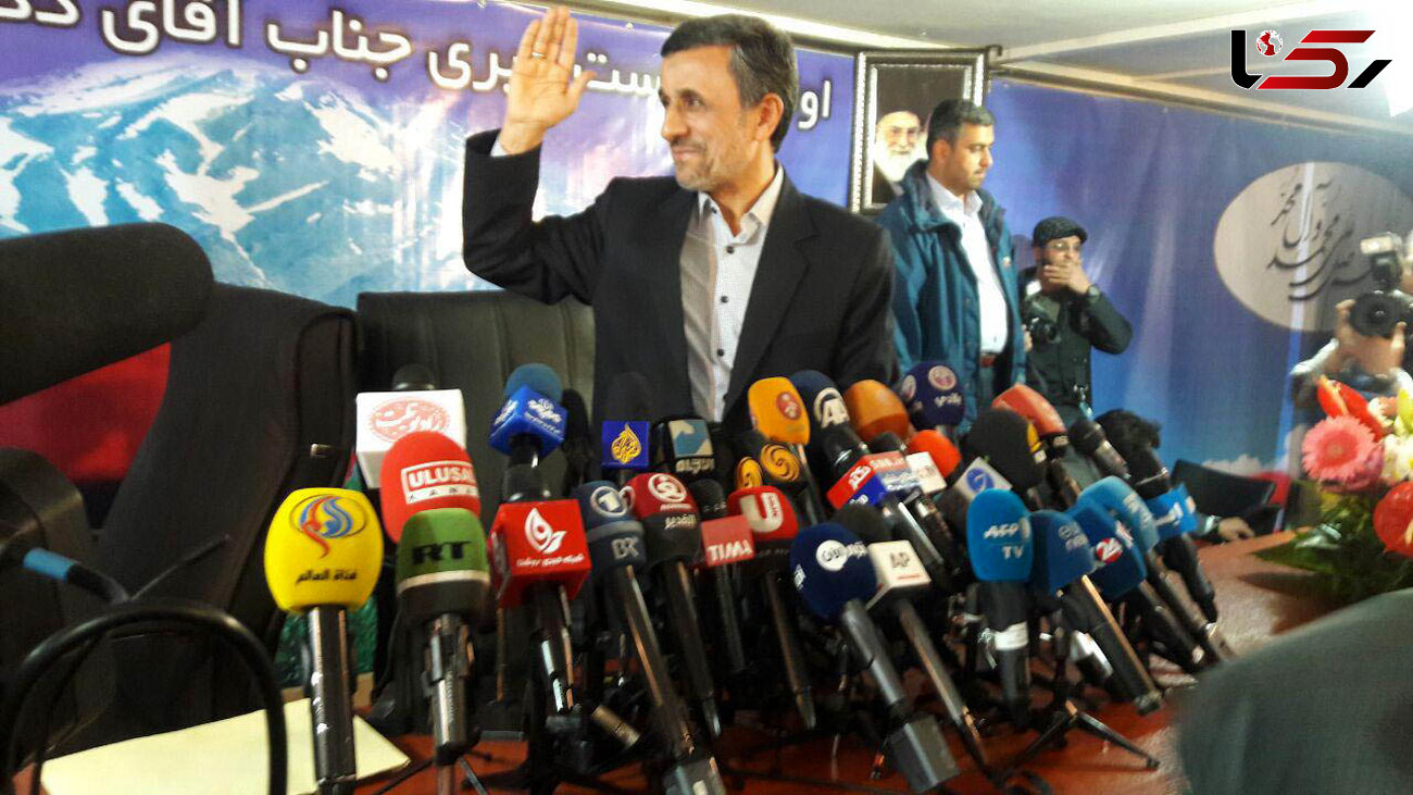 حرف های جنجالی احمدی نژاد درباره نصیحت رهبری و دو قطبی شدن انتخابات+فیلم