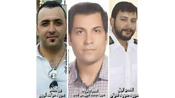 عکس سه تن جان باختگان حادثه سانچی که هویت آنها امروز شناسایی شد
