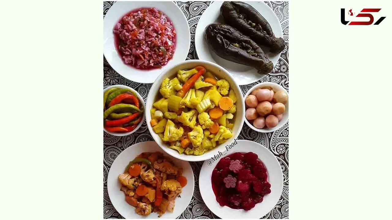 انواع ترشی + طرز تهیه