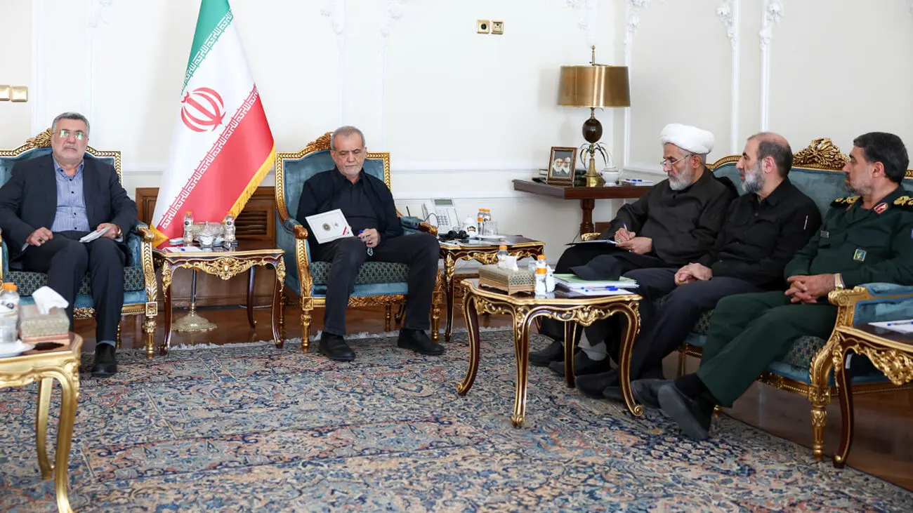 گزارش تصویری از پزشکیان و حسین طائب رئیس جدید سازمان بسیج / امروز رخ داد