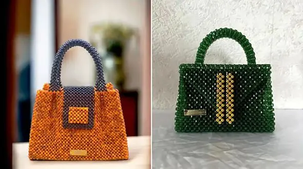 شیک‌ ترین کیف‌ های دست‌ دوز فانتزی مهره‌ ای؛ انتخاب اول برای استایل مدرن