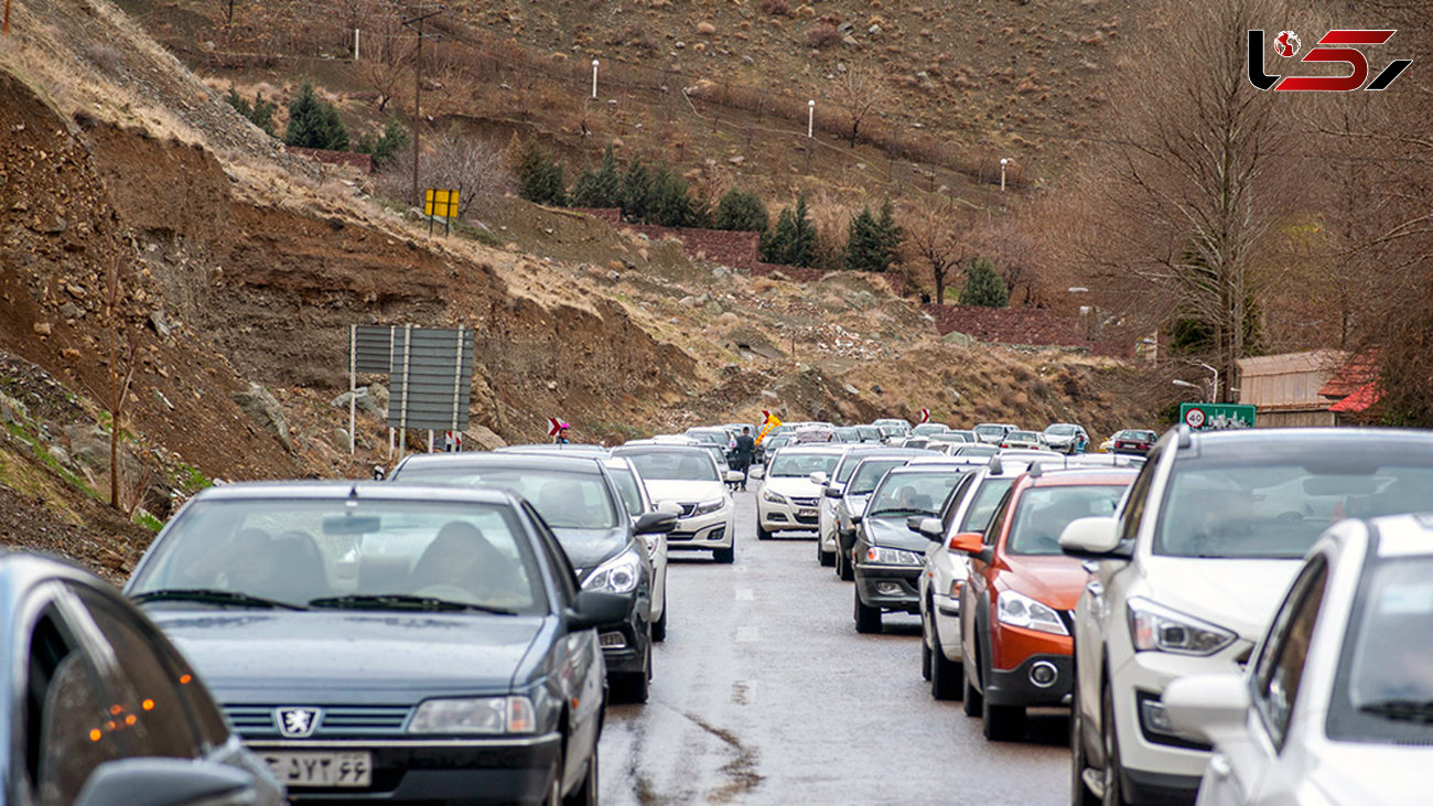 ترافیک سنگین در جاده‌های خروجی تهران/کاهش دمای استانهای شمالی 
