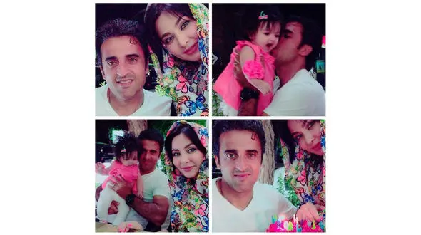 تبریک تولد بازیگر زن به همسرش