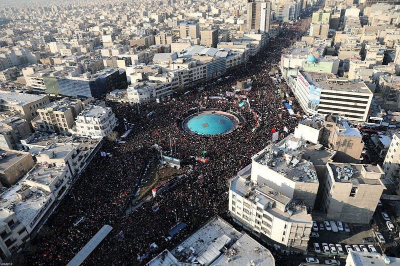 میلیون‌ها ایرانی خون‌خواه حاج قاسم