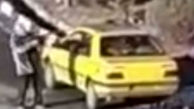 اولین عکس از راننده تاکسی که با اسلحه " ژ 3 "شهرداری هشتگرد را به رگبار بست