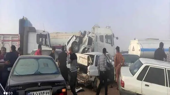 بررسی تصادف رنجیره‌ای بهبهان پس از گذشت 8 روز از سوی وزیر صمت + سند