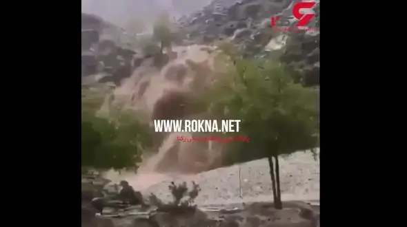 تصویری عینی از شدت بارش های چند روز اخیر در جنوب غرب ایران+فیلم