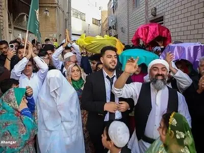 تصاویر آیین زیبای «غم‌ به‌ در»؛ میراث فرهنگی ایران