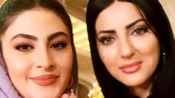 فیلم نگاه و خنده معنادار  مریم مومن به ژست  عجیب و غریب هلیا امامی برای عکاس ها  / هلیا امامی : وای دیگه نمیدونم چیکار کنم...