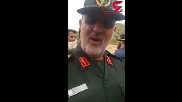 فرمانده نیروی زمینی سپاه: سطح آب در شهر حمیدیه فروکش کرده است + فیلم 