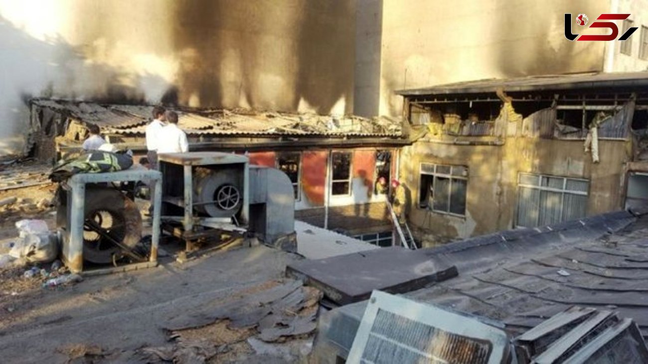 آتش سوزی هولناک در چهارراه ابوسعید + عکس 