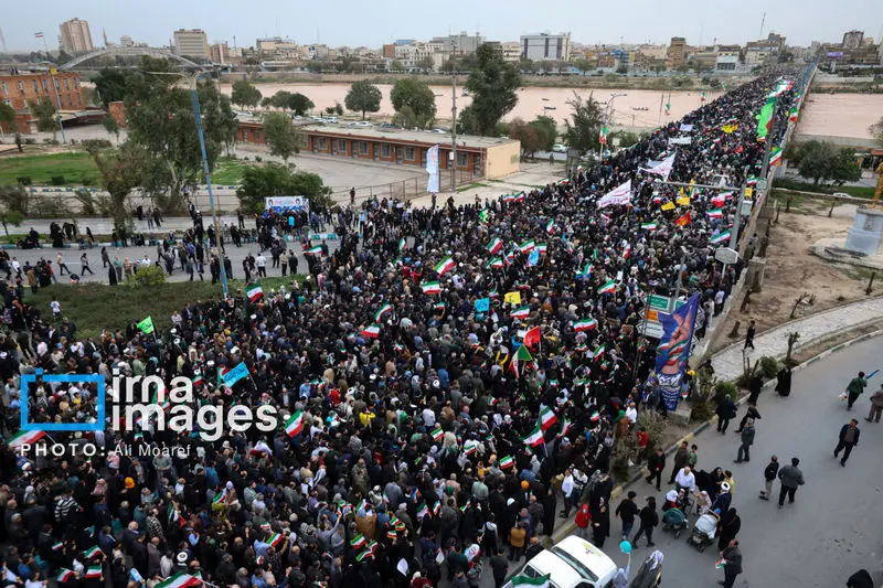 حضور مردم ایران در راهپیماتیی 22 بهمن 1404