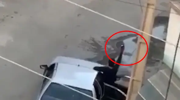 فیلم هولناک از لحظه سرقت مسلحانه در کرمانشاه 