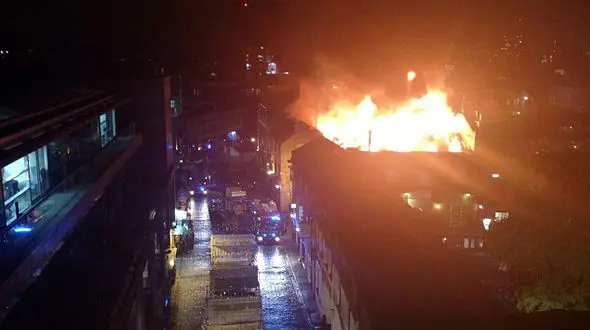 آتش دوباره به جان لندن افتاد+فیلم