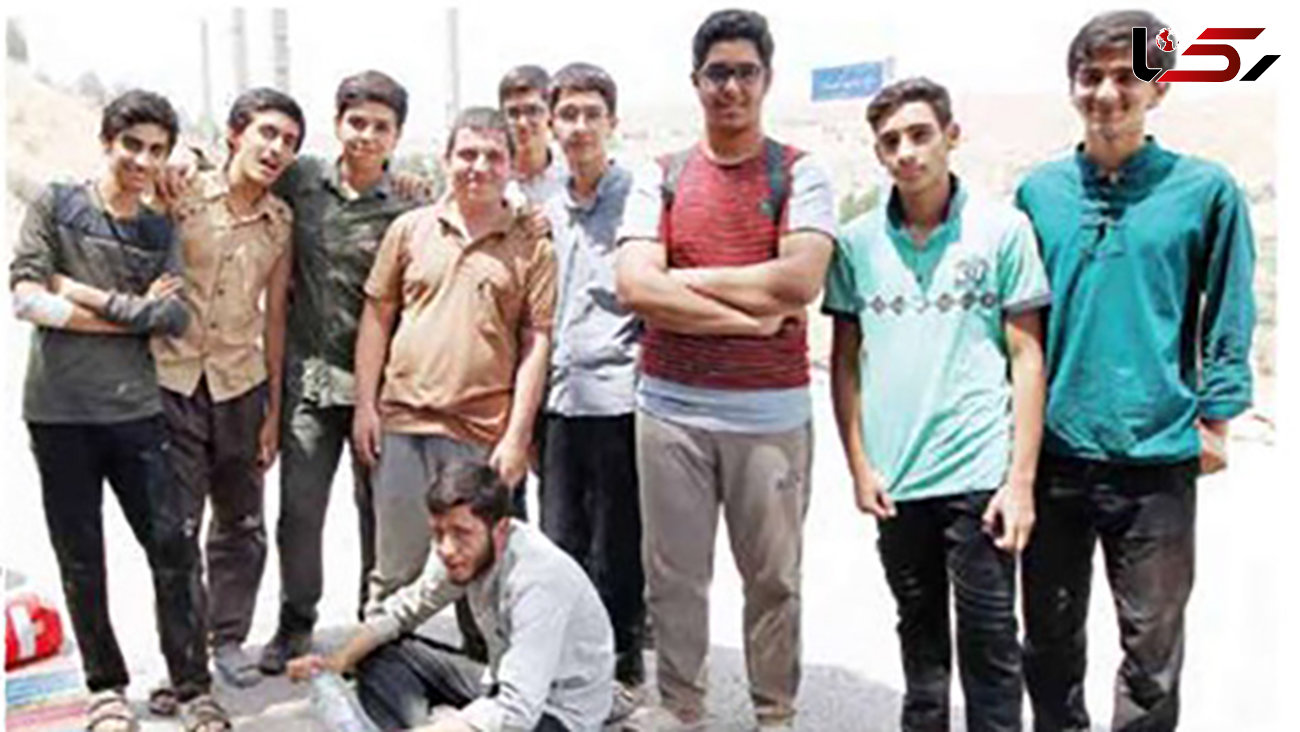جزیره شنی 9 دانش آموز تهرانی را نجات داد