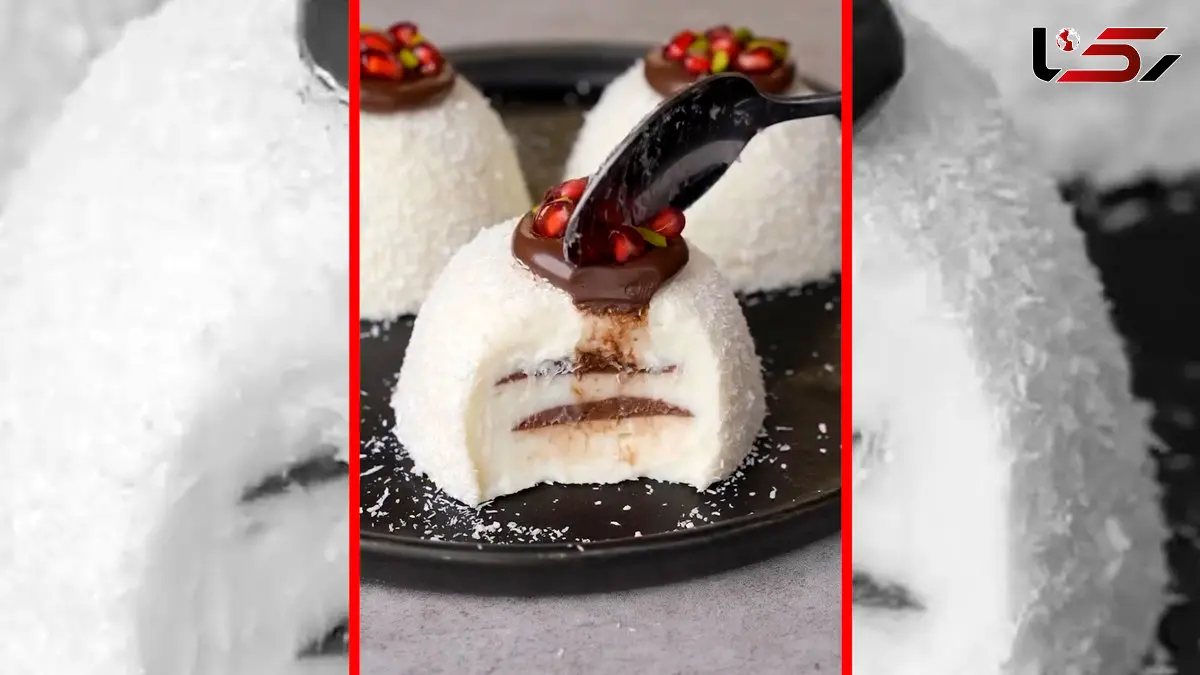 فیلم طرز تهیه دسر شکلاتی و وانیلی سریع