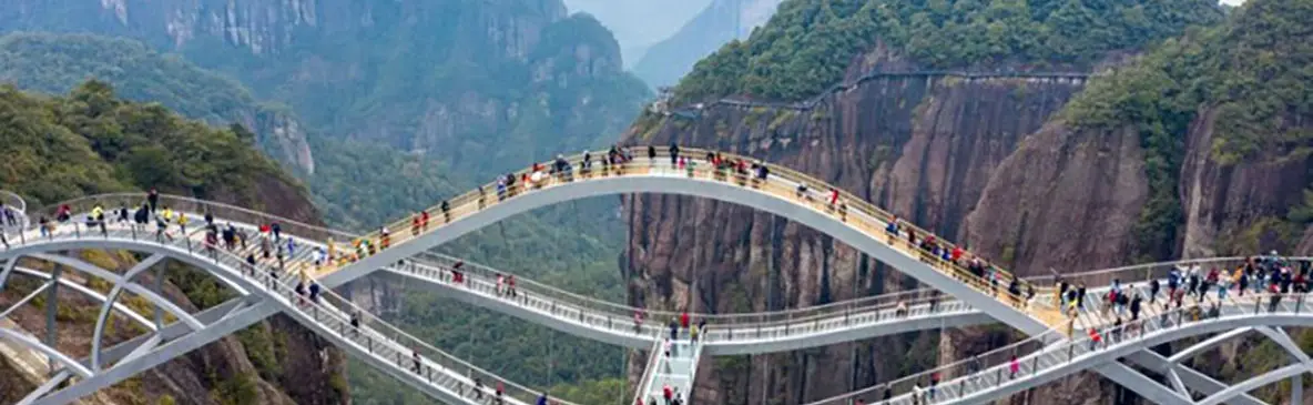 رفتن به این مکان ها در چین دل شیر می خواهد! + فیلم و جدول