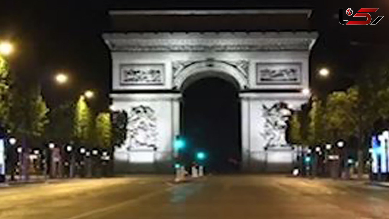 خیابان‌های سوت و کور پاریس پس از اجرای مقررات منع رفت و آمد + فیلم