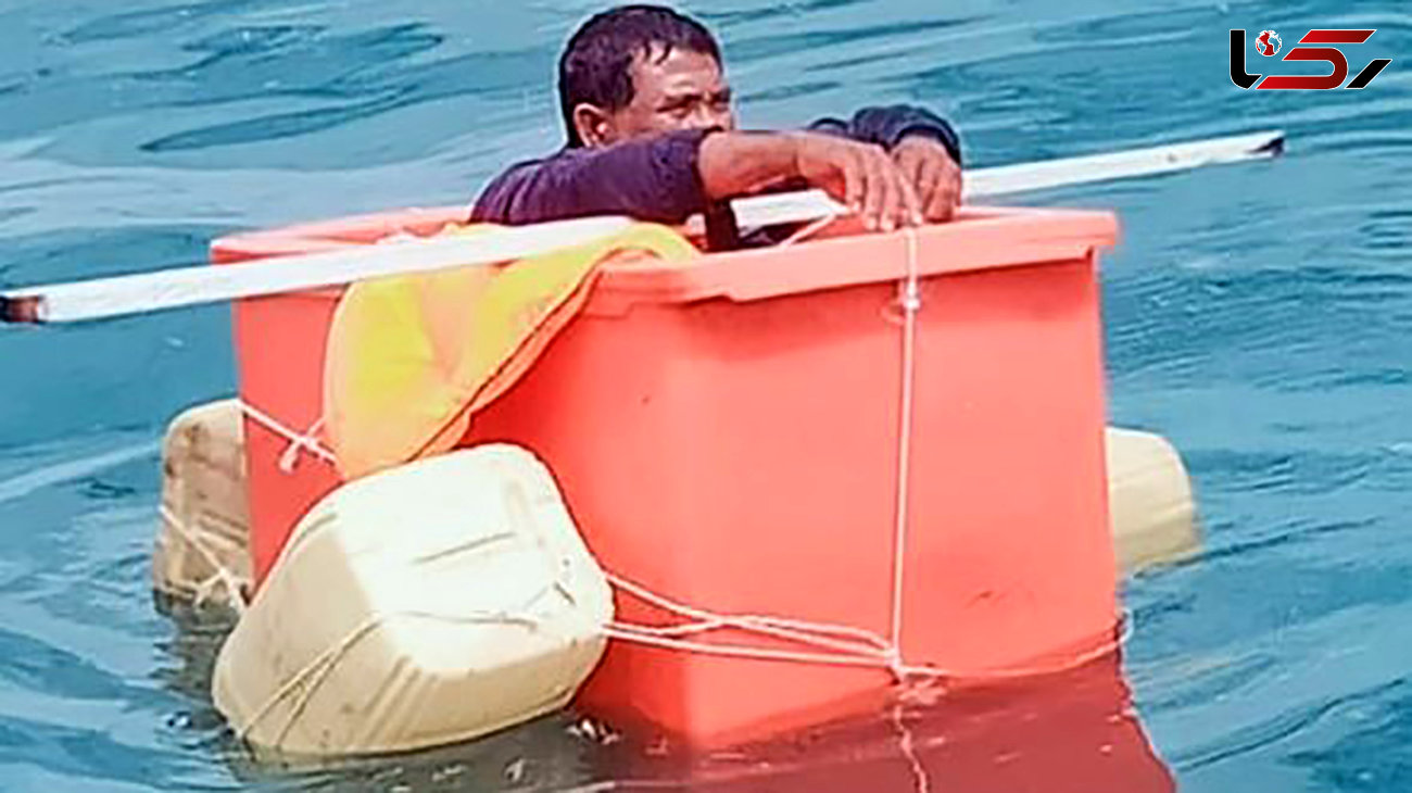 نجات معجزه آسای یک ماهیگیر پس از 3 روز سرگردانی در دریا + عکس