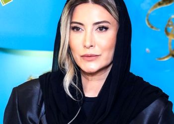 تصاویر فریبا نادری در یک دیدار عاشقانه در کافه با یک استایل متفاوت / عشق او را جذاب تر کرده !