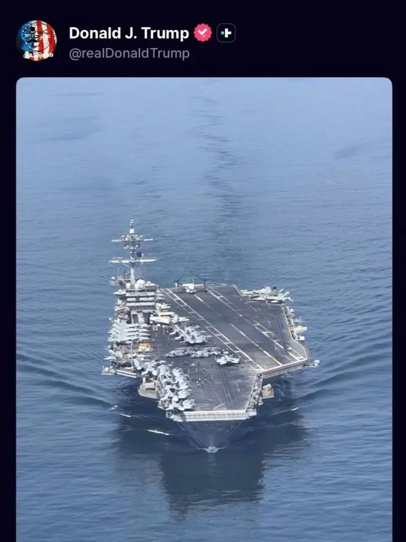 پست جدید ترامپ در تروث سوشال،  ناو