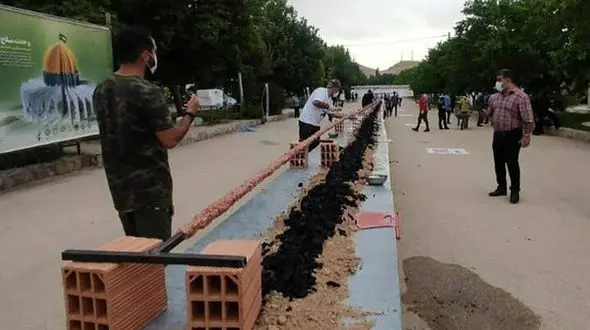 درازترین کباب کوبیده پخته شد + عکس