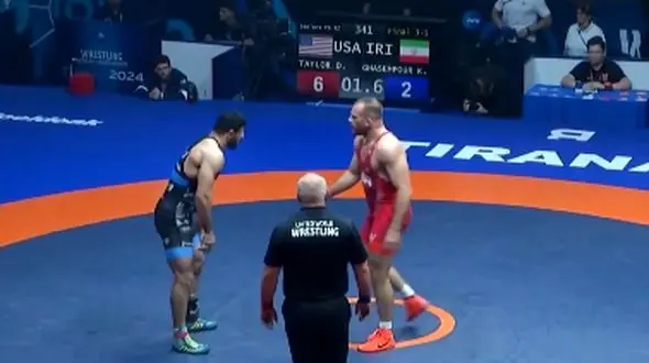 فیلم شکست تاریخی کامران مقابل شاگرد تیلور در رقابت‌های جهانی آلبانی!