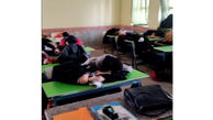 فیلمی جالب از خواب دسته جمعی دانش آموزان در کلاس درس