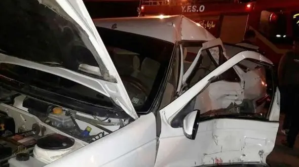 تصادف مرگبار ون در جاده سرخرود / 3 کشته و 14 زخمی 