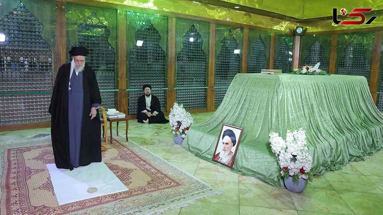 حضور امروز رهبر معظم انقلاب در حرم مطهر امام خمینی (ره)