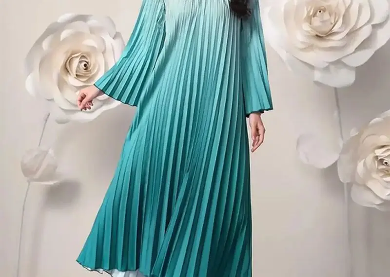 پیراهن آبرنگی شیک زنانه