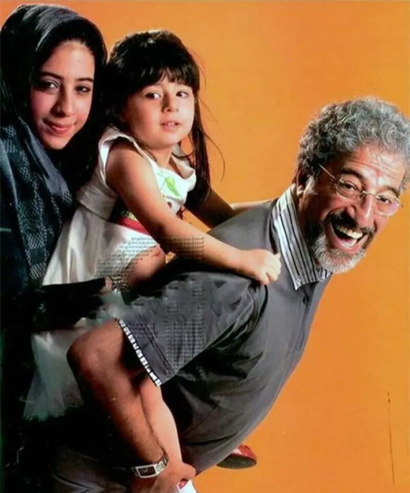 علیرضا خمسه و همسرش