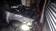 محبوس شدن 12 نفر در پارکینگ پر از دود و آتش آتش سوزی / در بلوار پرستار قزوین رخ داد