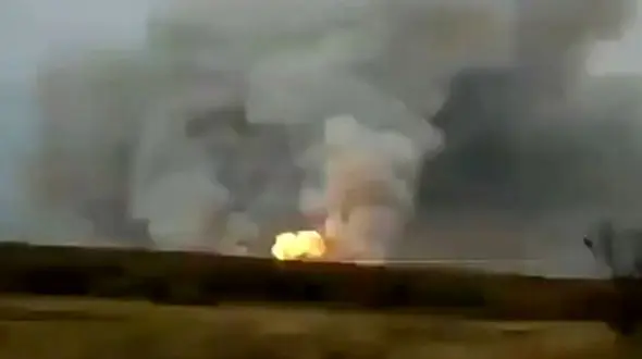 فیلم انفجار بزرگ در  روسیه/ ۱۰ روستا تخلیه شدند + جزییات
