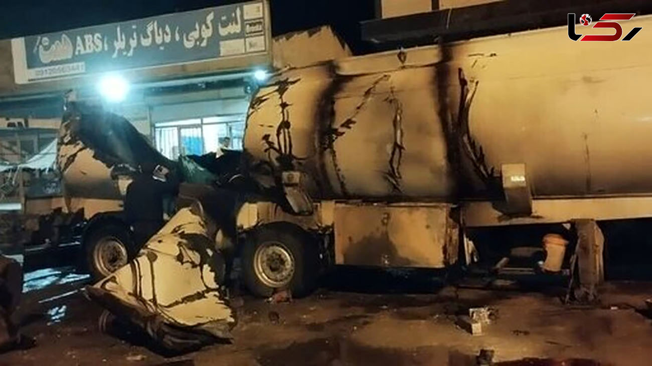 کشته شدن راننده در انفجار یک تانکر سوخت / در اسدآباد رخ داد