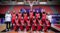 شکست بانوان بسکتبالیست ایران مقابل لبنان 