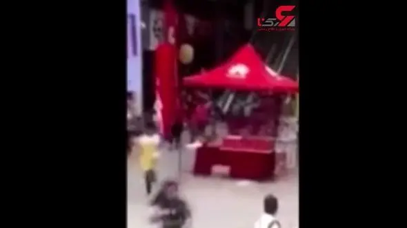 لحظه زلزله وحشتناک در دوربین های مدار بسته + تصویر 