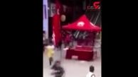 لحظه زلزله وحشتناک در دوربین های مدار بسته + تصویر 