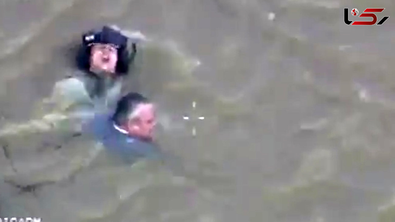 فیلم عملیات نجات هوایی یک مرد که با شاسی بلند به رودخانه سقوط کرد+فیلم و عکس