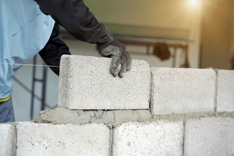 دیوار چینی با بلوک سیمانی
