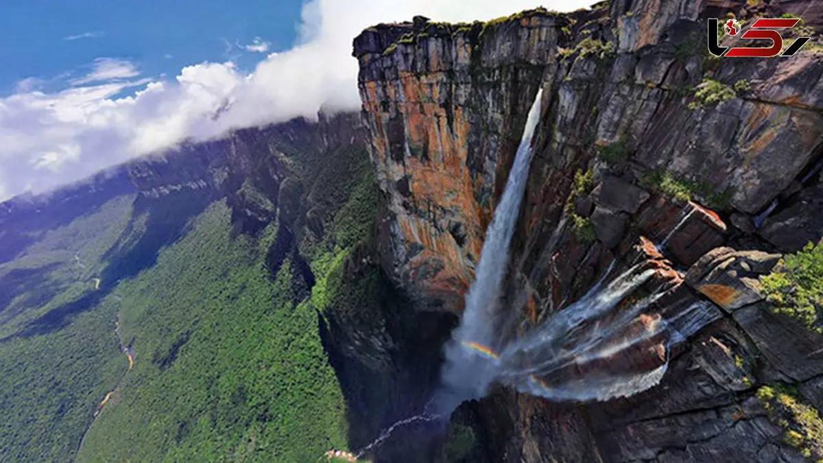 آبشار آنجل، شگفتی طبیعی ونزوئلا + فیلم